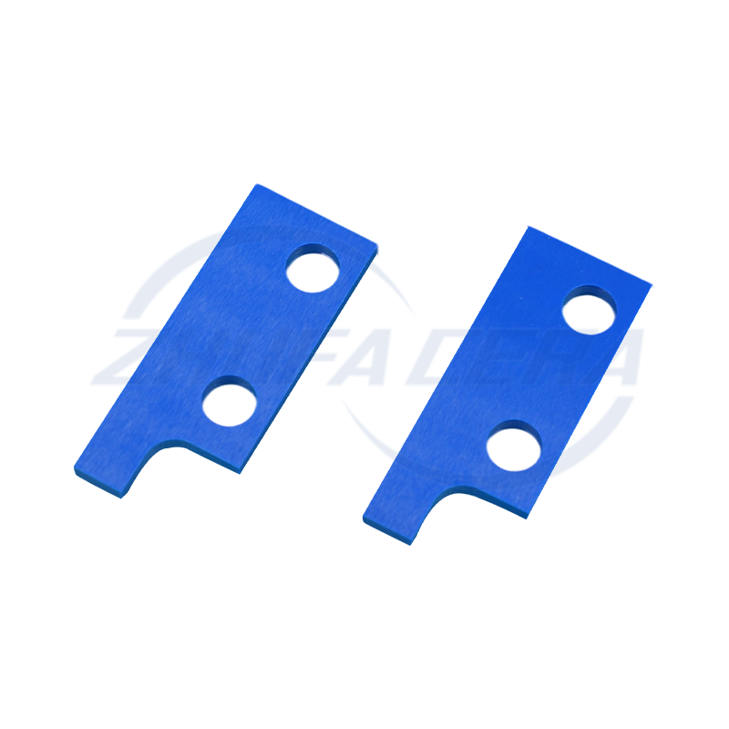 Bileog ceirmeach gorm zirconia