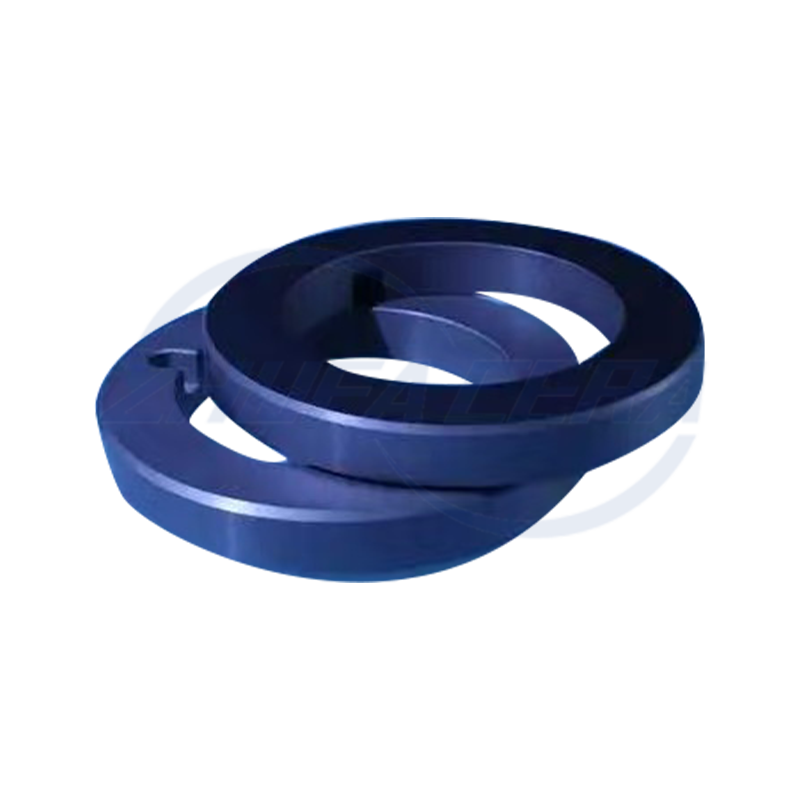 Fáinne Ceirmeacha Gorm Zirconia